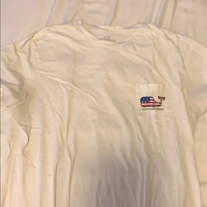 Vineyard Vines American flag shirt